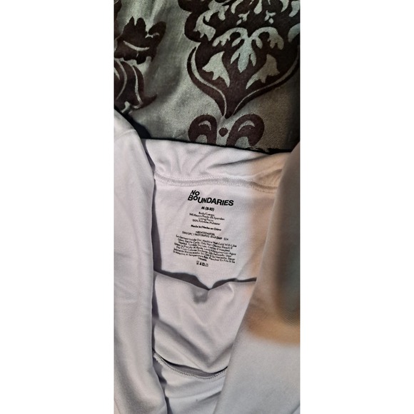 White Off Shoulder Bodysuit By No Boundaries Size Medium- AM4 - Picture 3 of 4